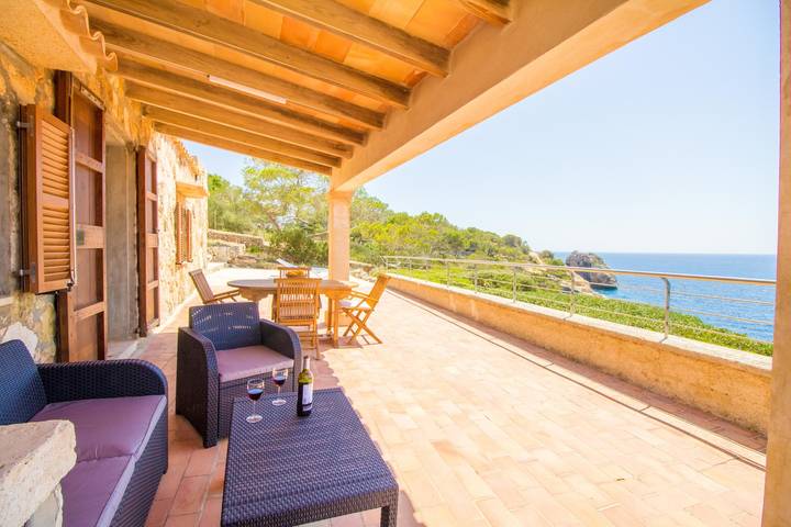 Ferienwohnung für 4 Personen, mit Meerblick und Terrasse sowie Garten auf Mallorca - 4