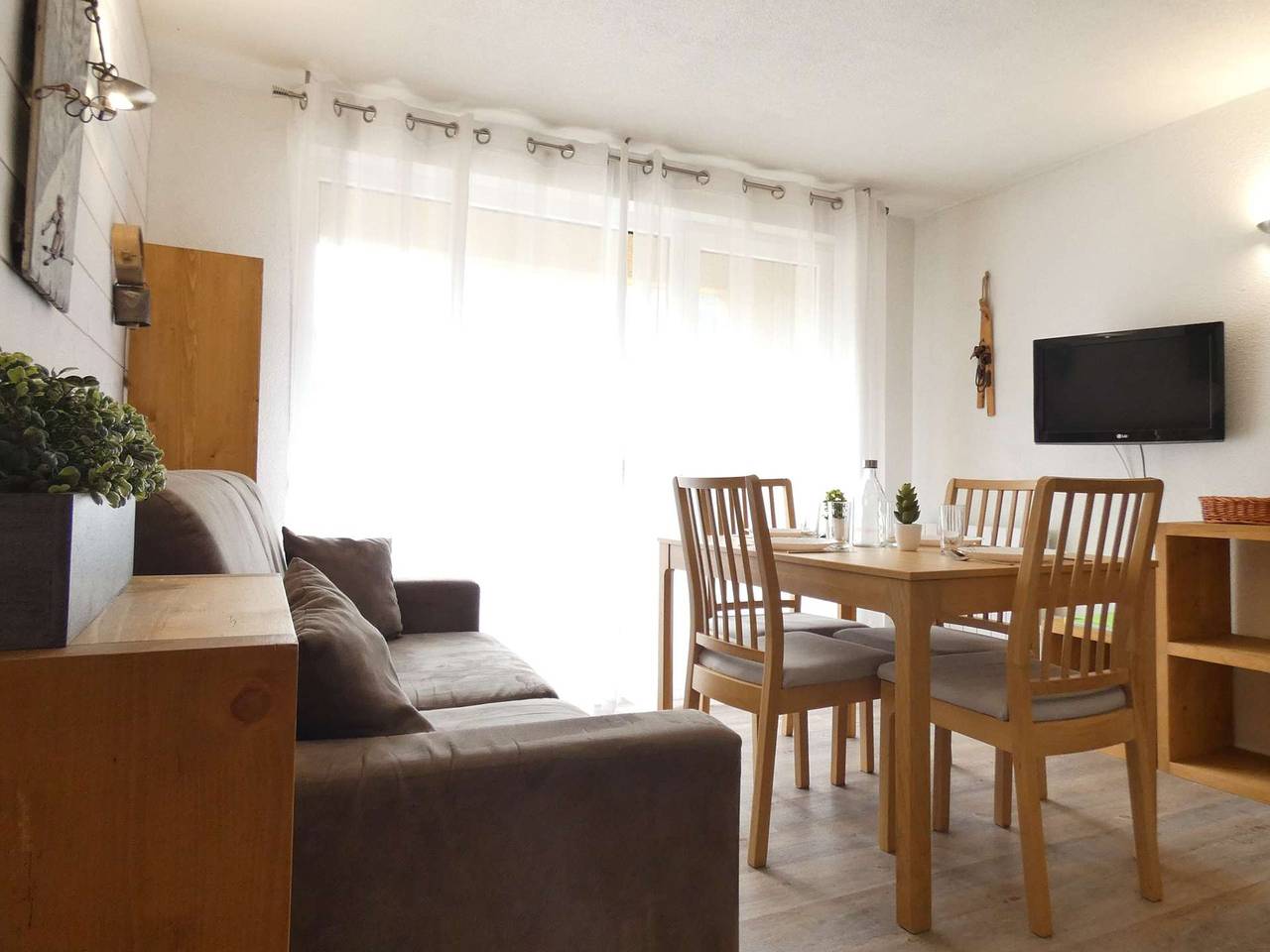 Apartamento entero, T2 para 4 pers con balcón en Saint-Lary-Soulan in Saint-Lary-Soulan, Parque nacional de los Pirineos
