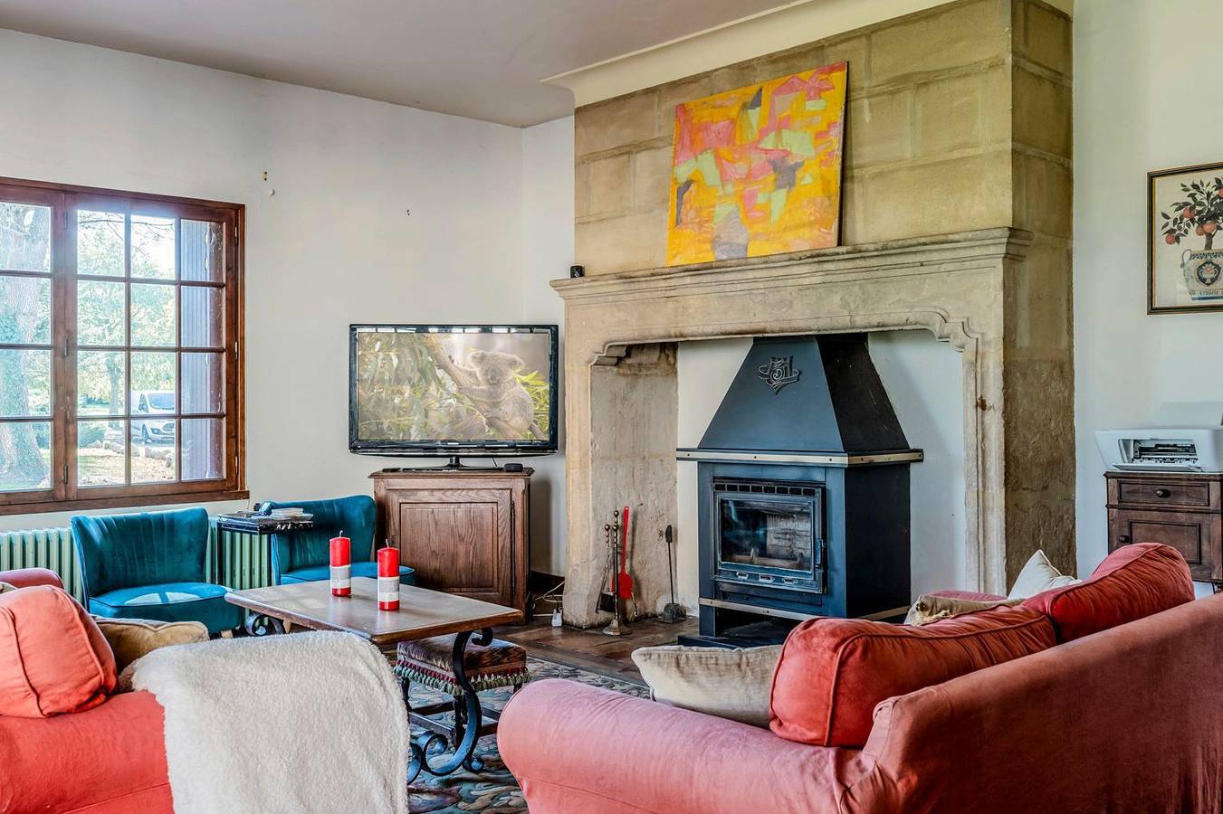 Villa pour 20 personnes avec terrasse in Eynesse, Région de Libourne