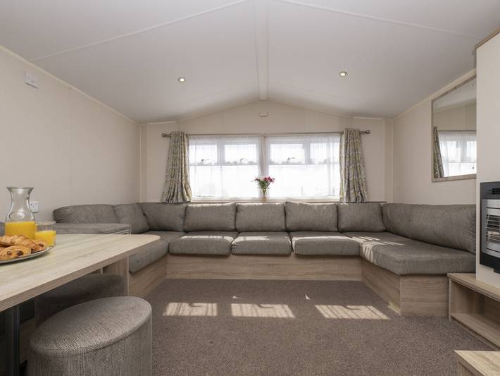Static caravan for 8 people, child-friendly in Polperro