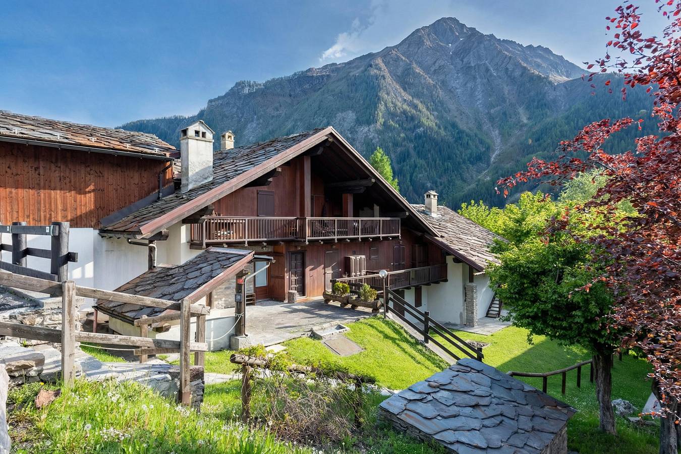 Appartement entier, Charming Apart with Garden in Courmayeur in Verrand, Comune di Pré-Saint-Didier