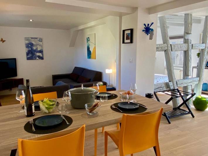 Appartement de vacances pour 4 personnes, avec balcon et vue