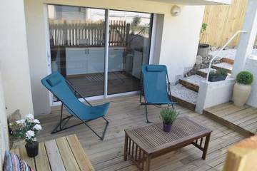 Gîte pour 4 personnes, avec terrasse et jardin à Noyal-Muzillac