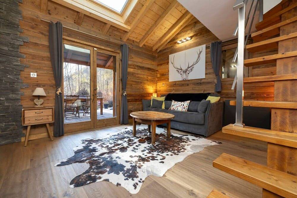 Geheel appartement, Momi - Cocon| 4pax | Jardin | Jacuzzi | Vue Mt-Blanc in Chamonix, Mont Blanc-massief