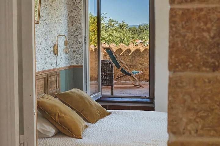 Gîte pour 4 personnes, avec balcon à Niozelles
