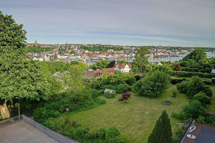 Ferienwohnung für 2 Personen, mit Ausblick und Balkon in Flensburg