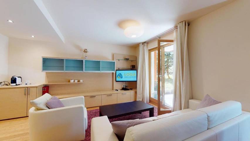 Ferienwohnung für 4 Personen, mit Whirlpool und Terrasse sowie Garten in Madulain