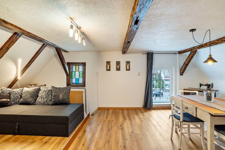 Ferienwohnung für 3 Personen, mit Garten, kinderfreundlich