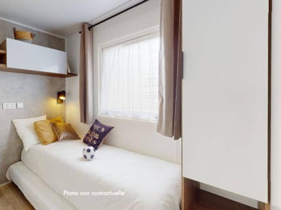 Camping Siblu Le Lac des Rêves - Funpass inclus - Mobile home 6 persons - Sérénité 2ch 6p Premium air conditioning in Lattes, Côte d'Améthyste