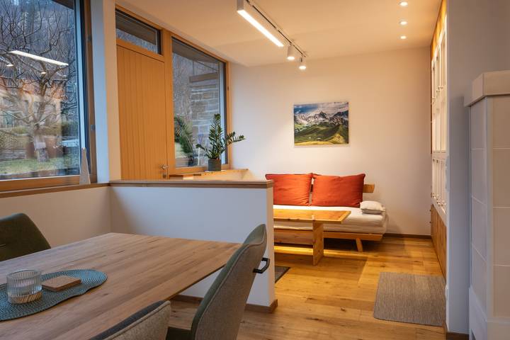 Ferienwohnung für 3 Personen, mit Garten