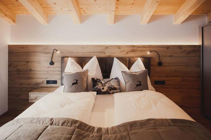 Ferienwohnung für 6 Personen, mit Balkon und Terrasse sowie Garten und Sauna