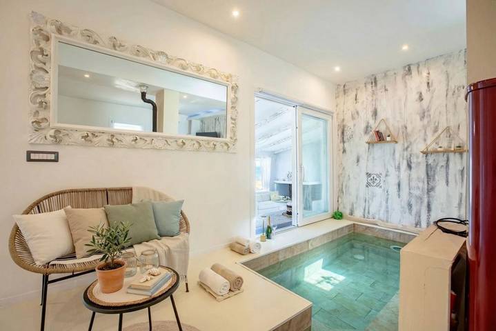 Gîte pour 4 personnes, avec jardin ainsi que piscine et vue sur l’océan à Sorso - 3