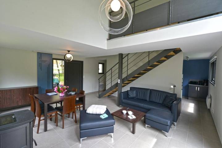 Chalet pour 6 personnes, avec piscine et sauna ainsi que vue et jardin dans Lozère - 4