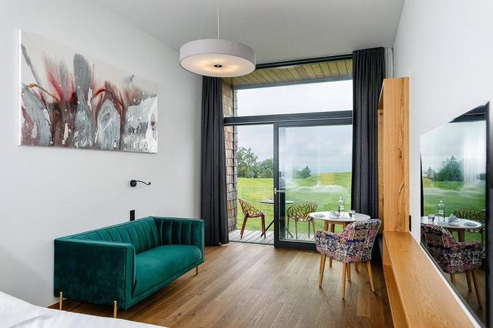 Ferienhaus für 2 Personen, mit Terrasse und Garten sowie Pool und Sauna in Lochau - 3