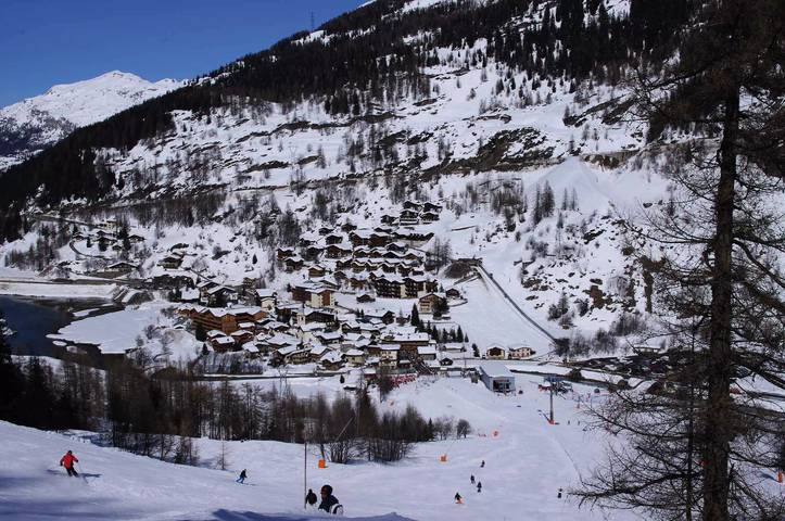 Chalet pour 12 personnes, avec balcon et sauna à Tignes