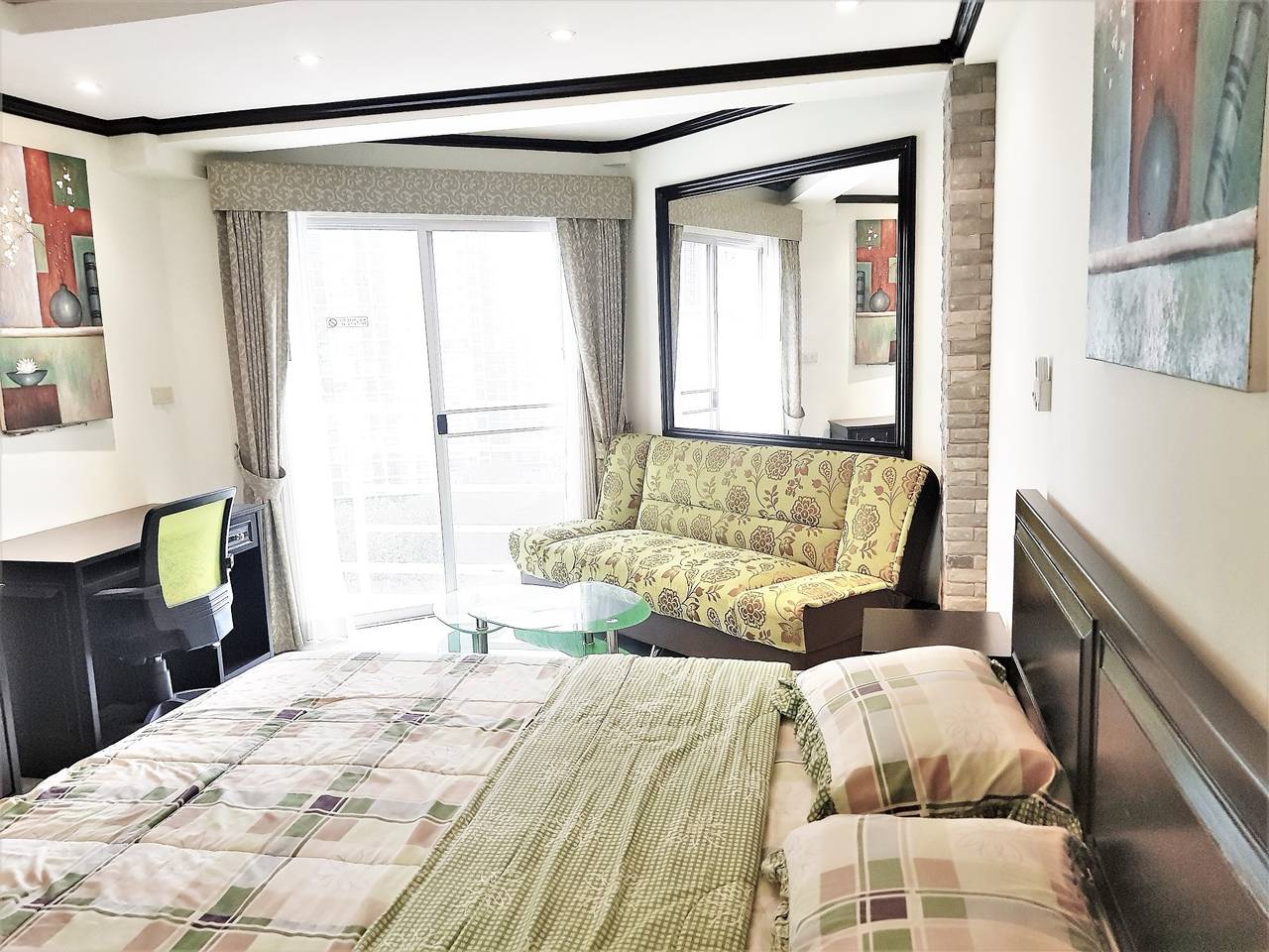 Apartamento entero, Estudio con vista al mar Jomtien beach condominio A3 in Pattaya, Provincia de Chon Buri