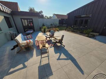 Cottage pour 2 personnes, avec vue et jardin à Peuplingues