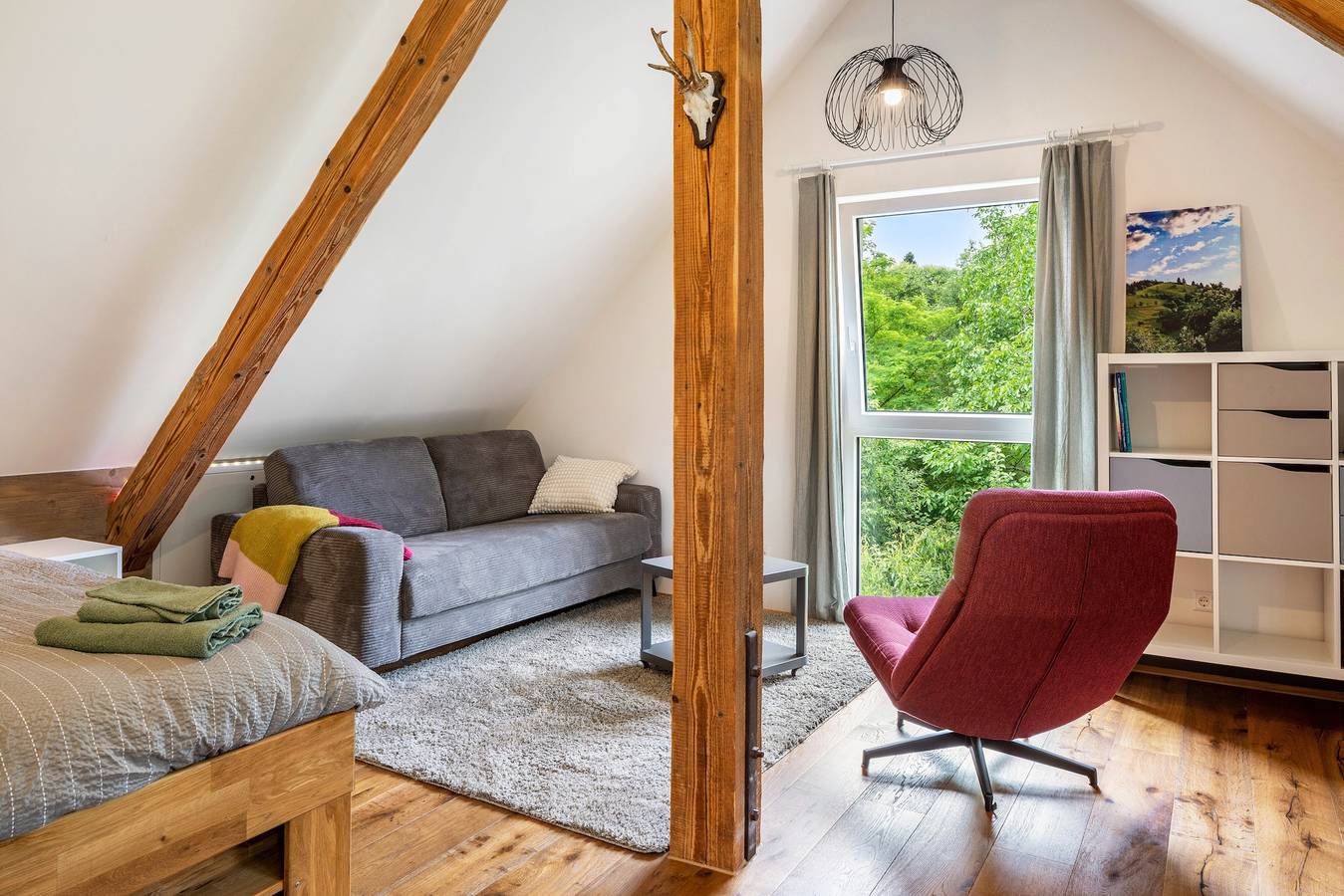 Zimmer Köpfleblick mit Bergblick und Wlan in Untermünstertal, Münstertal