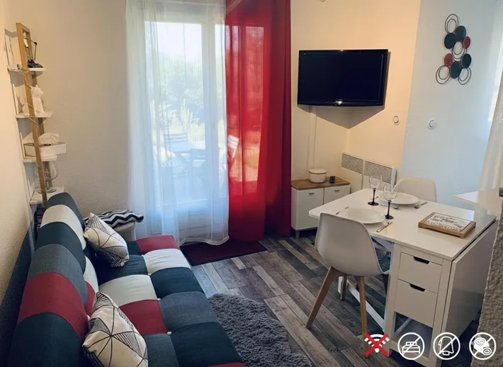 Apartamento de vacaciones para 2 personas, con terraza y jardín - 1