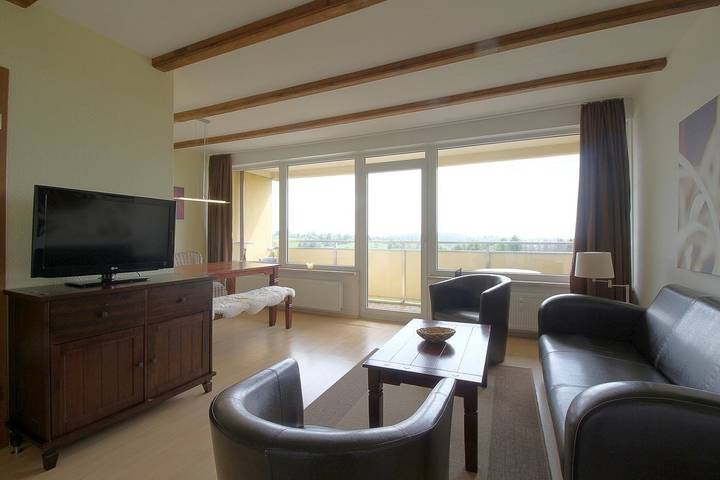 Ferienwohnung für 4 Personen, mit Balkon und Sauna