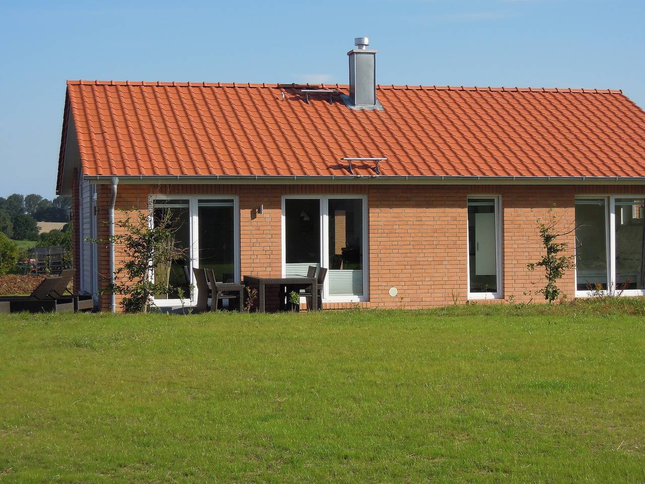 Ferienhaus „Kapitänshaus“ mit Meerblick, privater Terrasse und Wlan in Kosel, Rendsburg-Eckernförde