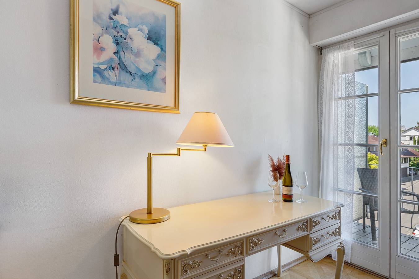 Suite - Vierbettzimmer mit Inselblick und Balkon in Reichenau, Untersee