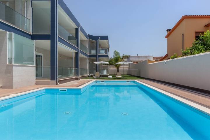 Hel lägenhet, Apartment "Residence Meridian Unità 1" Near the Beach with Mountain View in Villa San Pietro, Cagliari-provinsen