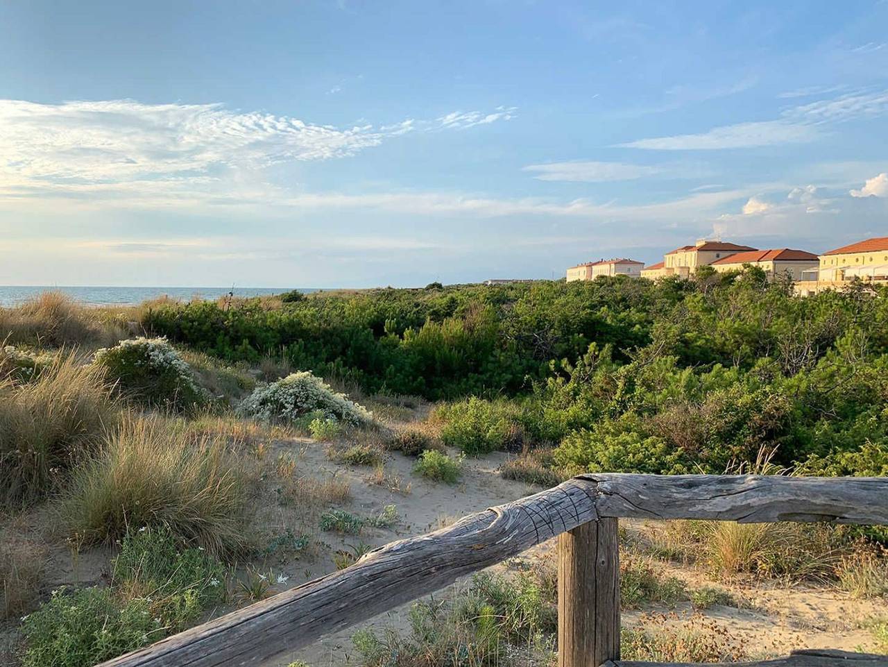 Ganze Ferienwohnung, Dünenresidenz Regina-Elena, privater Strandzugang, Meerblick in Pisa, Italienische Riviera