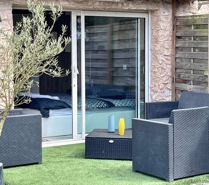 Appartement de vacances pour 2 personnes, avec jardin et vue