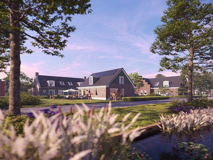 Feriehus for 6 personer, med terrasse, dyr tillatt i Nederland