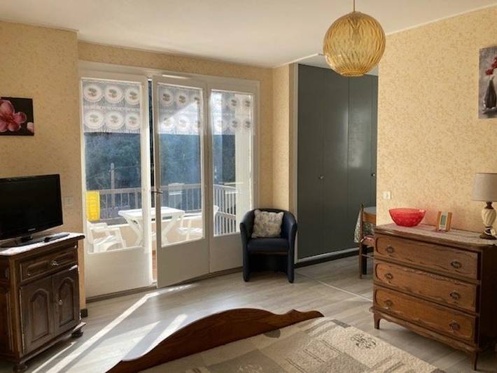 Studio pour 2 personnes, avec balcon, animaux acceptés