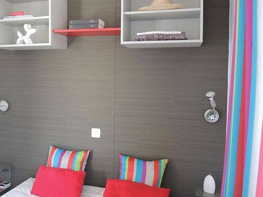 Camping la Fougeraie - Mobilheim 8 personen - Aller Komfort in Saint-Léger-de-Fougeret, Naturpark Morvan