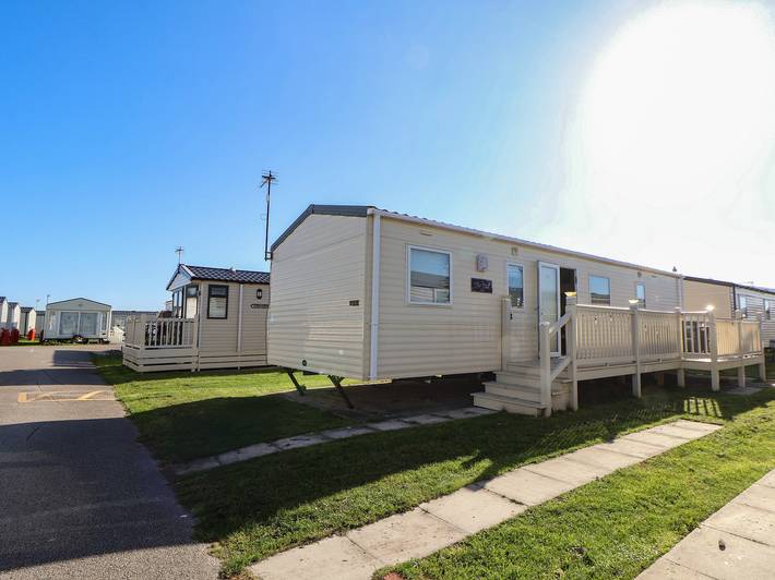 Caravan for 6 people, with garden in Prestatyn