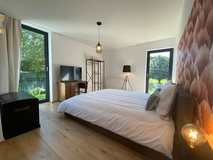 Gîte pour 2 personnes, avec terrasse ainsi que vue et jardin à Amblève - 3