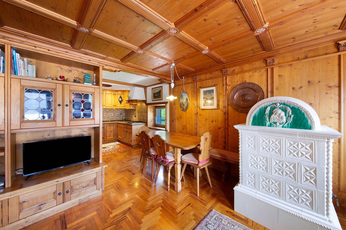 Ganze Wohnung, Ferienwohnung 'Ai Frassini A Vinigo' mit Bergblick, privater Terrasse und Wlan in Vodo di Cadore, Östliche Dolomiten