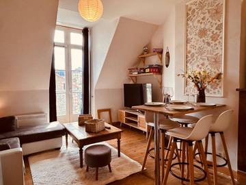 Gîte pour 4 personnes, avec balcon à Aubusson