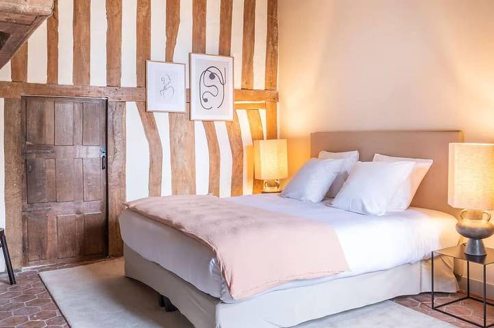 Hôtel pour 2 personnes, avec jardin ainsi que sauna et piscine à Canapville - 4