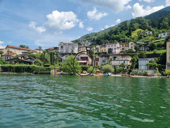 Ferienwohnung für 4 Personen, mit Seeblick und Balkon in Gambarogno - 2