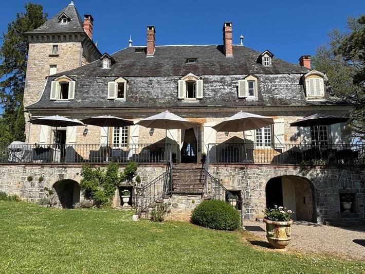 Maison de vacances, avec Balcon et Terrasse ainsi que Piscine et Vue