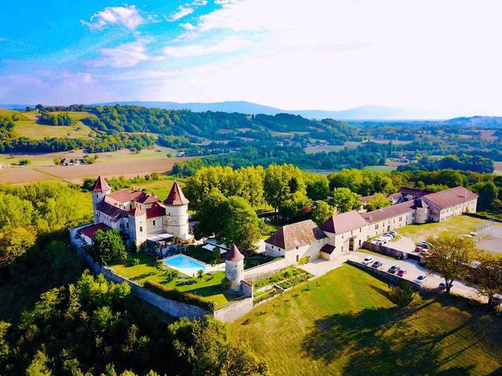 Hôtel pour 2 personnes, avec sauna ainsi que piscine et jardin