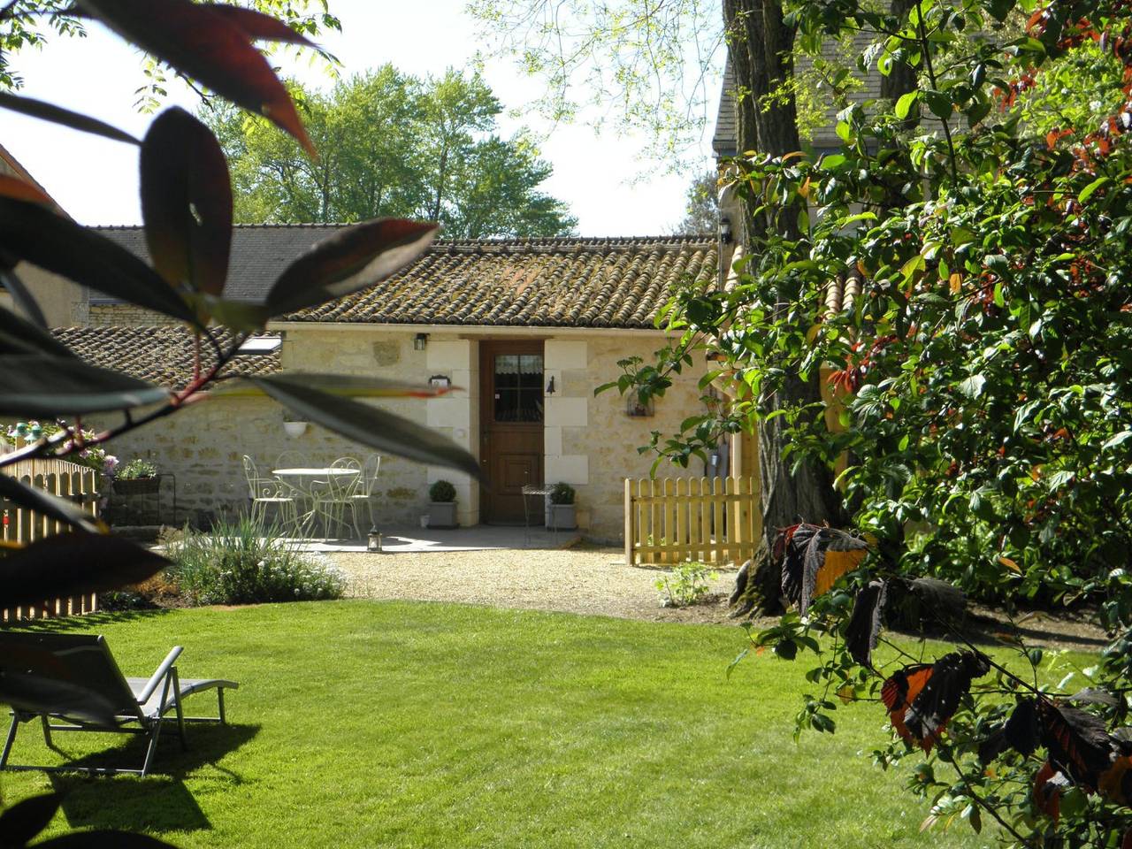 Côté Jardin - La Ferme du Bellay en Anjou, près de Saumur in Montreuil-Bellay, Vallée de la Loire
