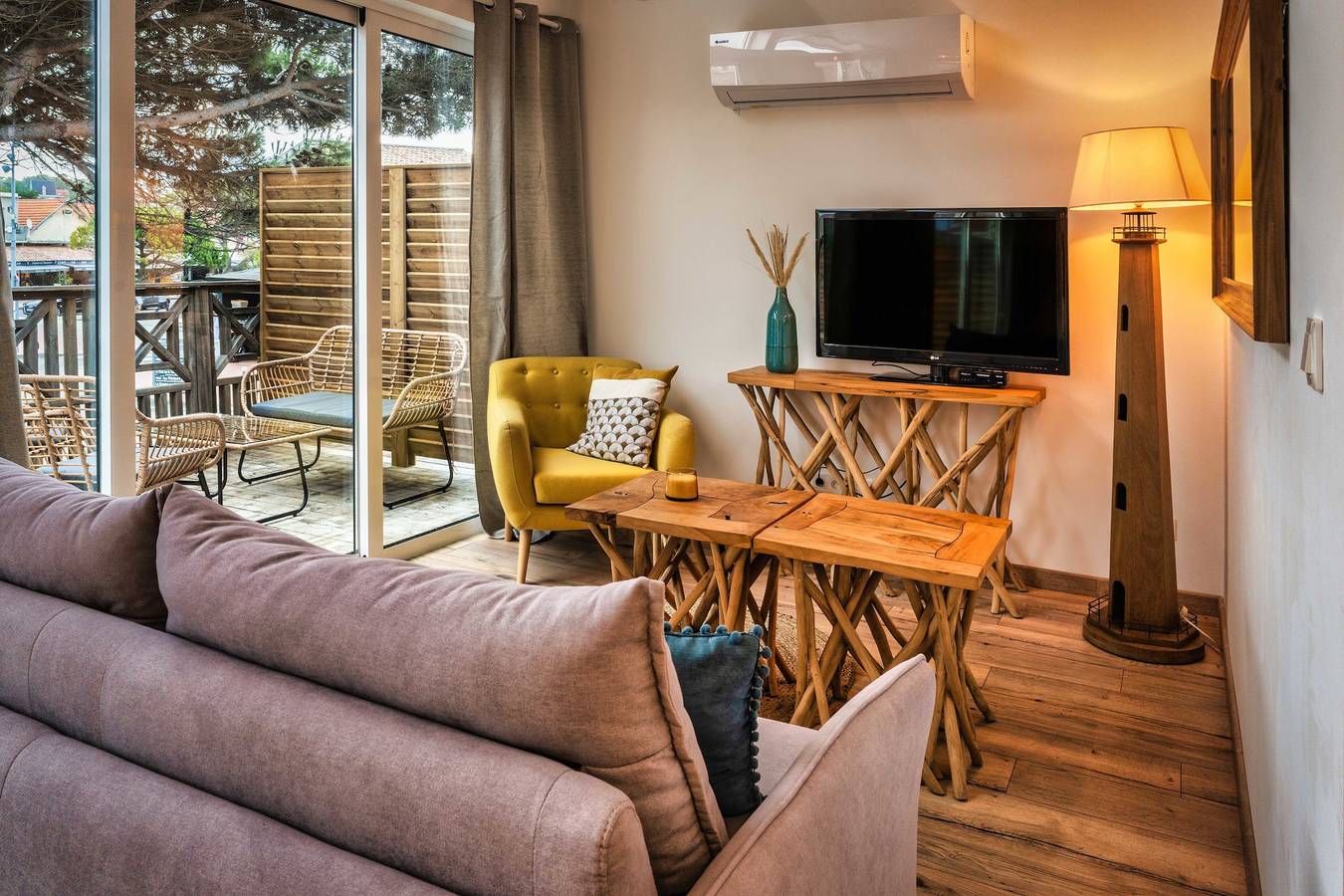 Geheel appartement, Vakantieappartement voor 8 personen met balkon in Lacanau Ocean, Lacanau