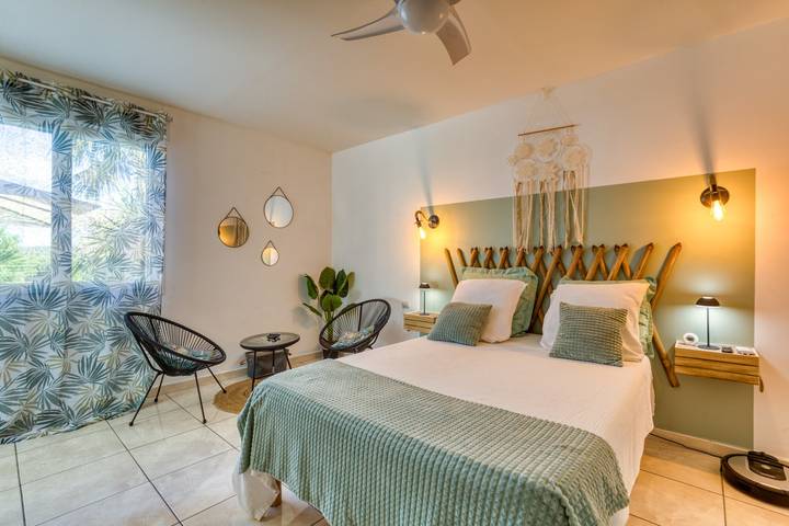 Chambre d’hôte pour 3 personnes, avec Jardin