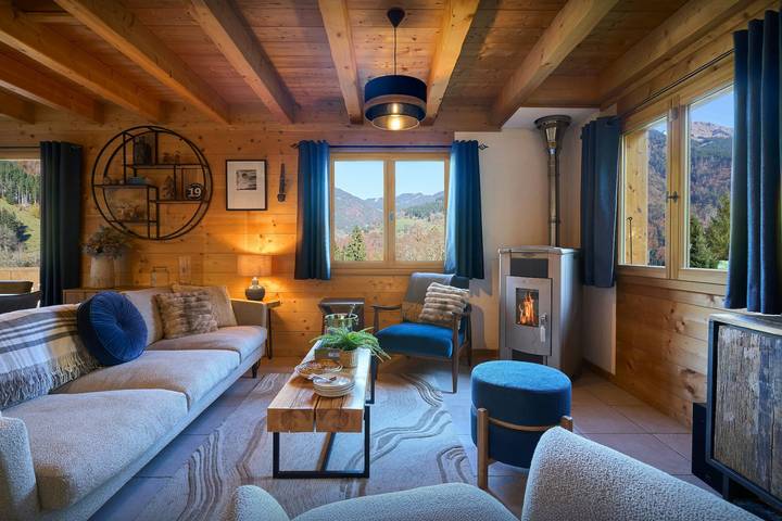 Séjour 8p avec vue imprenable, jacuzzi et sauna - Ovo Network in Saint-Jean-d'Aulps, Les Portes du Soleil