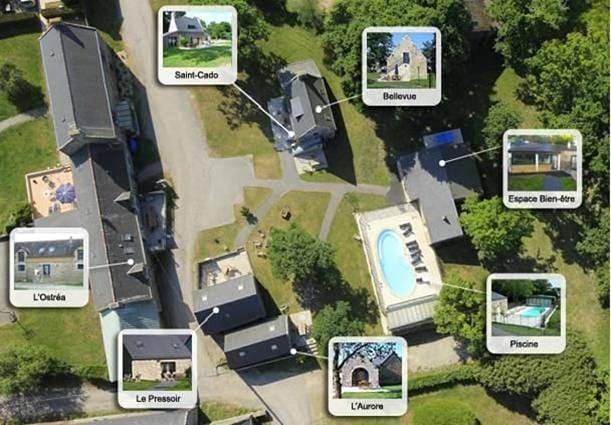 Location de vacances pour 6 personnes, avec piscine ainsi que jardin et terrasse à Sainte-Hélène (France) - 3