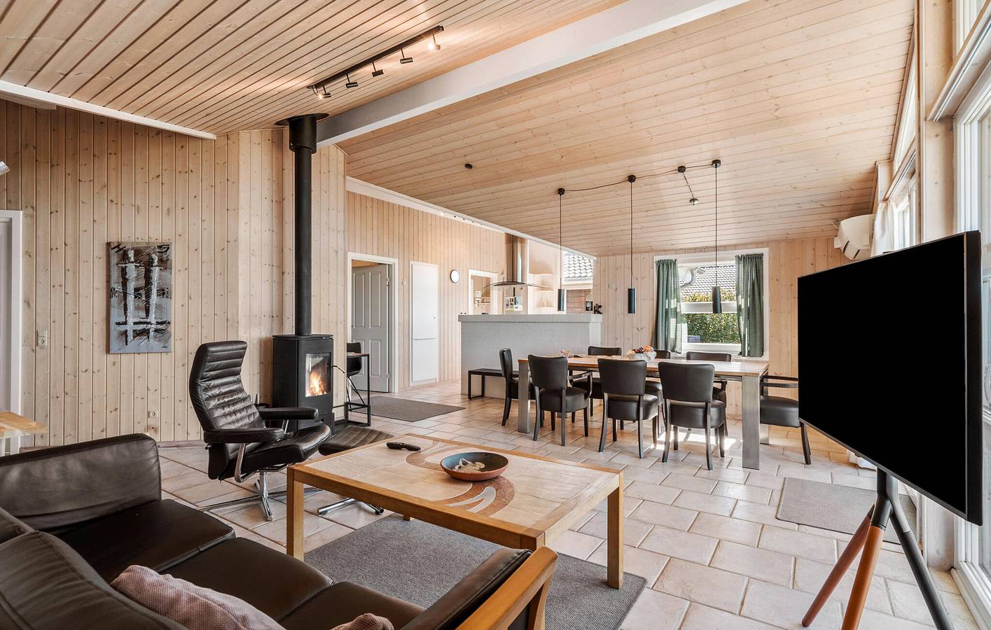 Vakantiehuis voor 8 personen met terras in Skaven Strand, Ringkøbing fjord