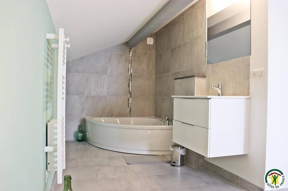 Grande Maison 9 lits sauna spa jacuzzi, idéal famille ou amis, Evjf in Le Grand-Serre, Région de Valence