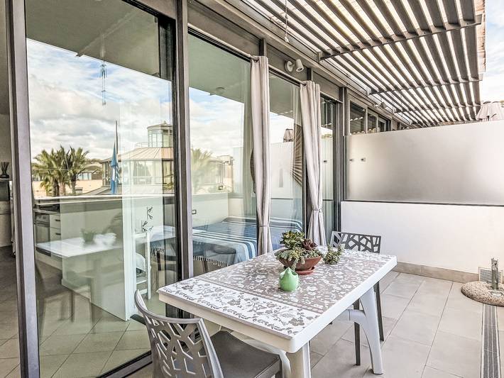 Ferienwohnung für 4 Personen, mit Balkon und Ausblick in San Lorenzo al Mare - 3