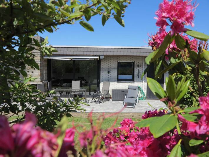 Ferienpark für 5 Personen, mit Terrasse und Garten sowie Sauna und Ausblick am Jadebusen