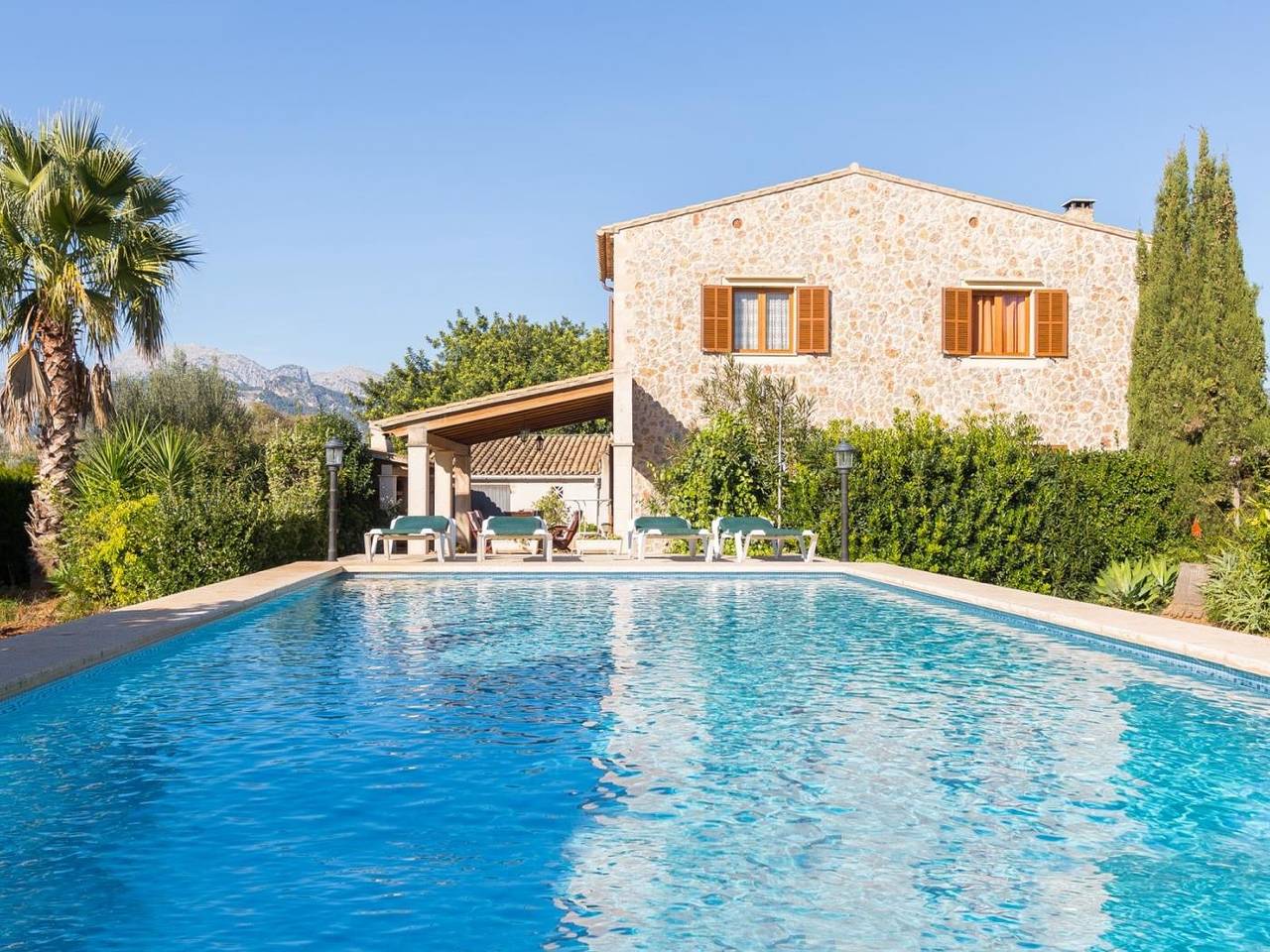 Can Tut - Preciosa villa con piscina y jardín en Campanet in Campanet, Interior de Mallorca